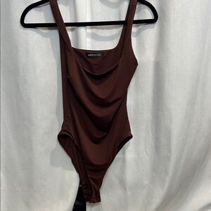 SHEIN BAE Rust Bodysuit (NWOT)